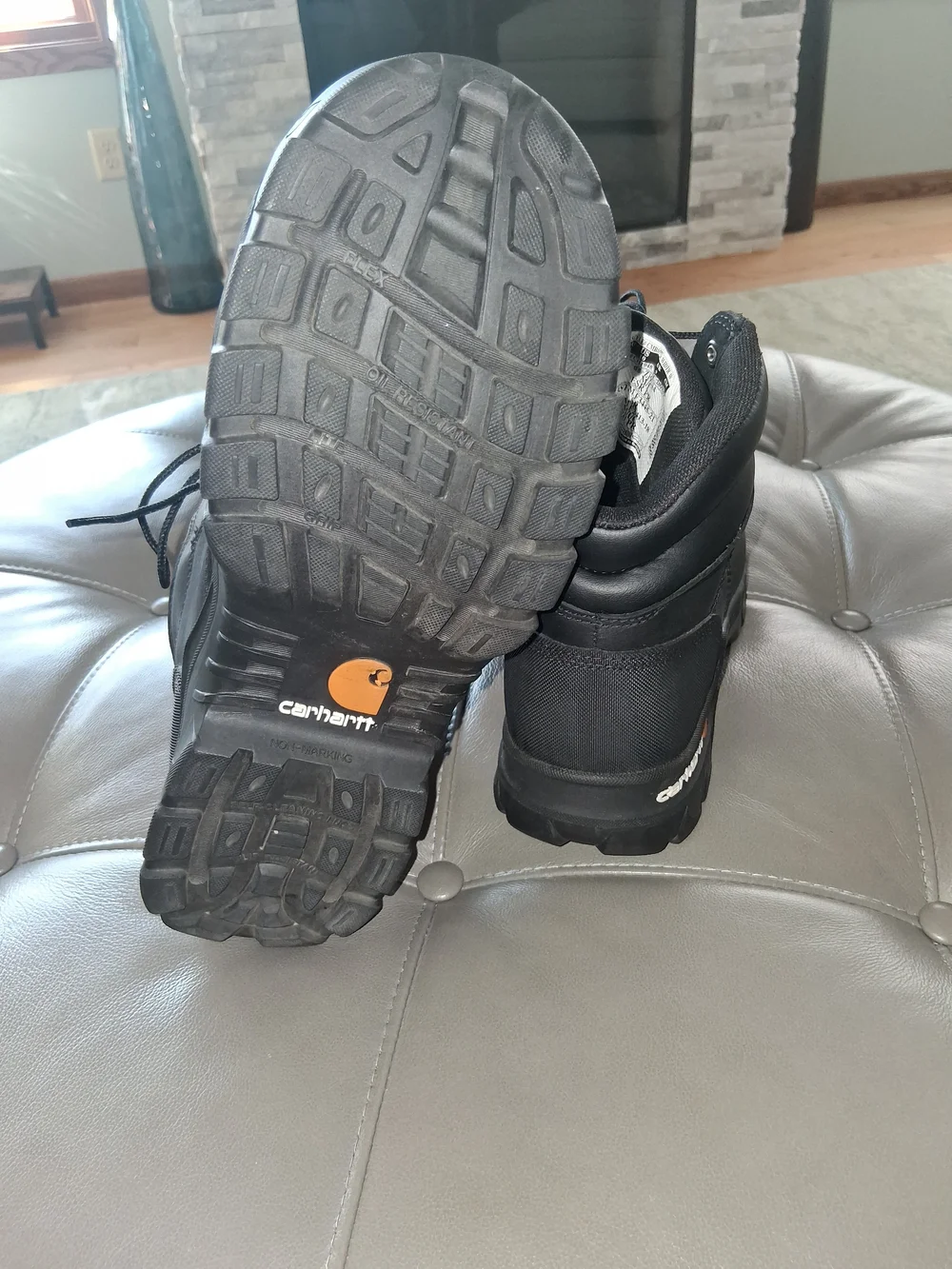 Carhartt Men's Black Rugged Work Boots